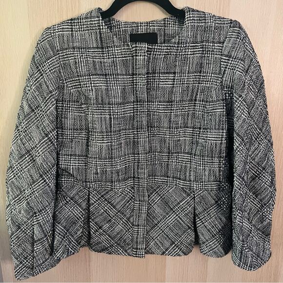 Banana Republic Tweed Zip Up Blazer - Picture 1 of 3